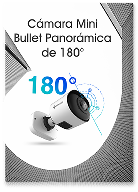 180°panoramic mini bullet camera