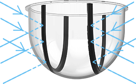 IR Anti-reflection Panel of Milesight Mini PTZ Dome camera