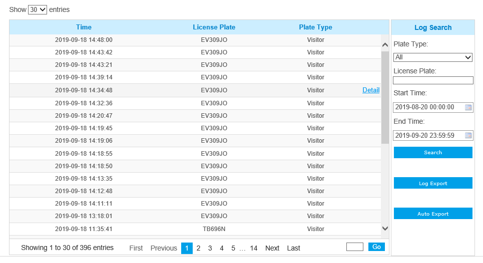 LPR Logs