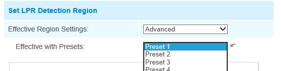 How to set LPR