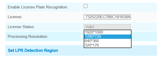 How to set LPR