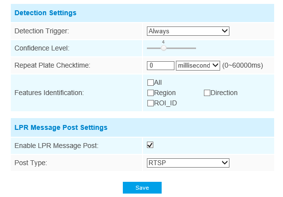 How to set LPR