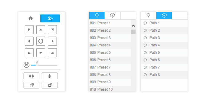 Virtual PTZ Control