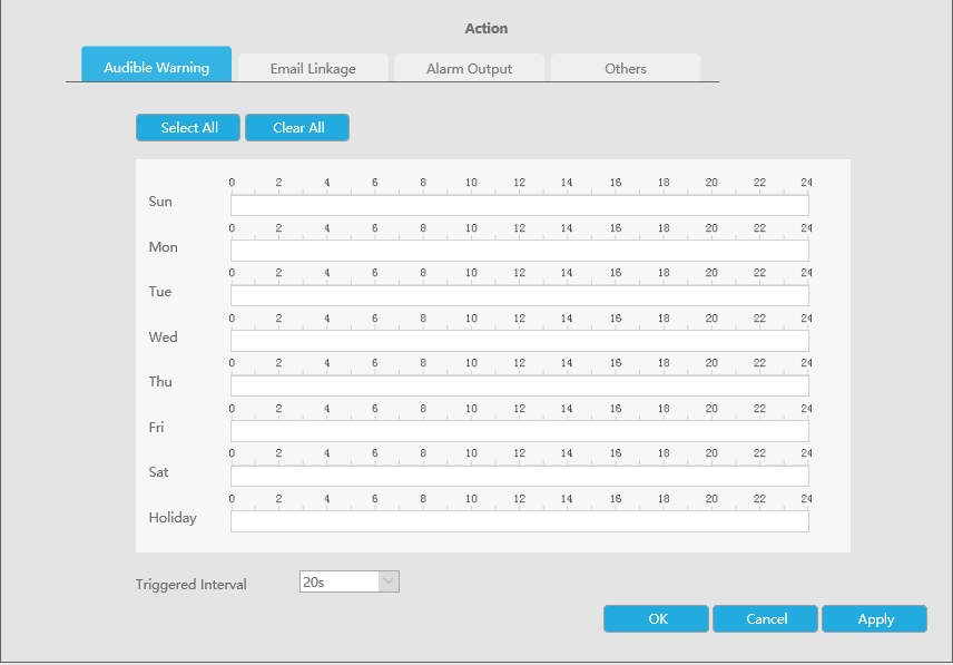 Event Record Settings